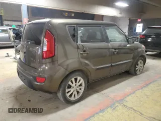 2012 Kia Soul + with VIN KNDJT2A61C7375496, listed as a Copart auction lot 42179025 with 124,004 mi miles and Non Repairable. Bid and sale history available at carsss.com. Image 3.