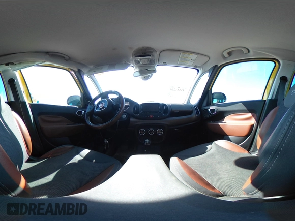 2014 FIAT 500L Trekking with VIN ZFBCFADH3EZ013347, listed as a IAAI auction lot 41551204 with 96,679 mi miles and . Bid and sale history available at DreamBid. Image 18.