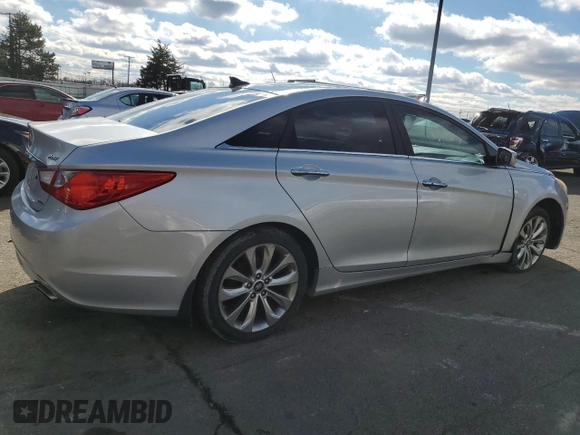 2012 Hyundai Sonata Limited with VIN 5NPEC4AB6CH395118, listed as a Copart auction lot 46399595 with 251,026 mi miles and Salvage Title. Bid and sale history available at DreamBid. Image 3.