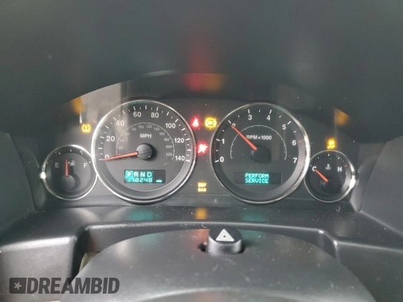 2006 Jeep Commander Limited with VIN 1J8HG58N76C305975, listed as a Copart auction lot 47113405 with 178,248 mi miles and Salvage title. Bid and sale history available at DreamBid. Image 9.
