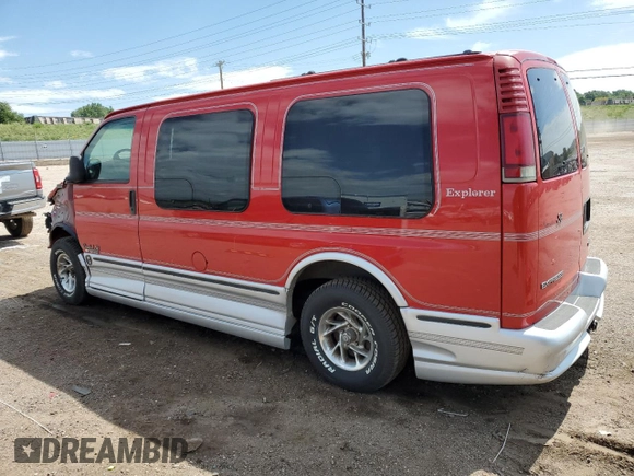 2000 Chevrolet Express Cargo YF7 with VIN 1GBFG15R6Y1185264, listed as a Copart auction lot 61132965 with 147,777 mi miles and Salvage title. Bid and sale history available at DreamBid. Image 2.