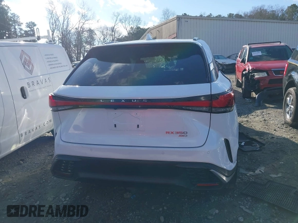 2024 Lexus RX 350 with VIN 2T2BAMCA0RC059176, listed as a IAAI auction lot 41211662 with 13,788 mi miles and . Bid and sale history available at DreamBid. Image 16.