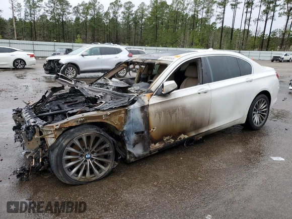 2011 BMW 7 Series 740Li with VIN WBAKB4C58BC574846, listed as a Copart auction lot 44888895 with Not Provided miles and Non Repairable. Bid and sale history available at carsss.com. Image 1.