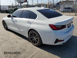 2019 BMW 3 Series 330i with VIN WBA5R1C57KAK09173, listed as a Copart auction lot 57803915 with 89,043 mi miles and Salvage title. Bid and sale history available at DreamBid. Image 2.