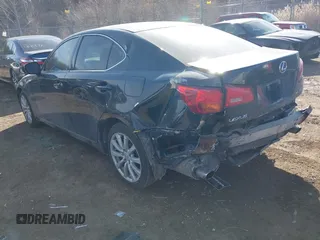 2006 Lexus IS 250 with VIN JTHCK262462003944, listed as a IAAI auction lot 41450633 with 209,286 mi miles and . Bid and sale history available at DreamBid. Image 3.