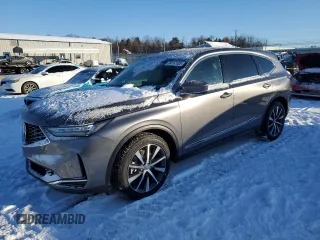 2025 Acura MDX Technology с VIN 5J8YE1H45SL001102, выставлен на аукционе Copart как лот 89157185 с пробегом 3 710 миль миль и Списание • Salvage title. История ставок и продаж доступна на DreamBid. Изображение 1.