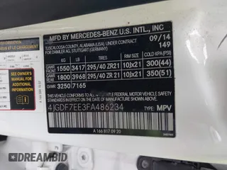 2015 Mercedes-Benz GL-Class GL 63 AMG with VIN 4JGDF7EE3FA486234, listed as a IAAI auction lot 41771766 with 146,400 mi miles. Bid and sale history available at carsss.com. Image 9.