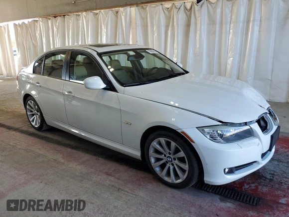 2011 BMW 3 Series 328i with VIN WBAPH5G5XBNM83540, listed as a Copart auction lot 76909404 with 96,453 mi miles and Salvage Title. Bid and sale history available at carsss.com. Image 4.