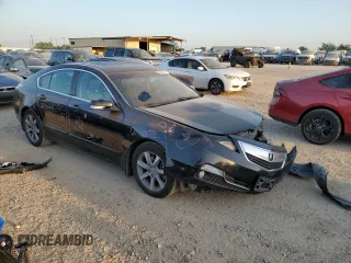 2012 Acura TL Tech Auto with VIN 19UUA8F54CA031820, listed as a Copart auction lot 52903425 with 150,933 mi miles and Salvage Title. Bid and sale history available at carsss.com. Image 4.