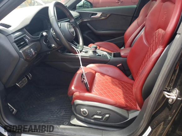 2018 Audi S4 Premium Plus with VIN WAUB4AF47JA001233, listed as a Copart auction lot 57432894 with 98,166 mi miles. Bid and sale history available at carsss.com. Image 7.