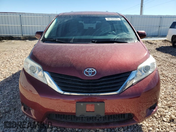 2014 Toyota Sienna LE with VIN 5TDJK3DC5ES075494, listed as a Copart auction lot 50102035 with 151,375 mi miles and Salvage Title. Bid and sale history available at DreamBid. Image 5.