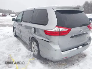 2017 Toyota Sienna L with VIN 5TDZZ3DC9HS802672, listed as a IAAI auction lot 41542558 with 147,788 mi miles and . Bid and sale history available at DreamBid. Image 3.