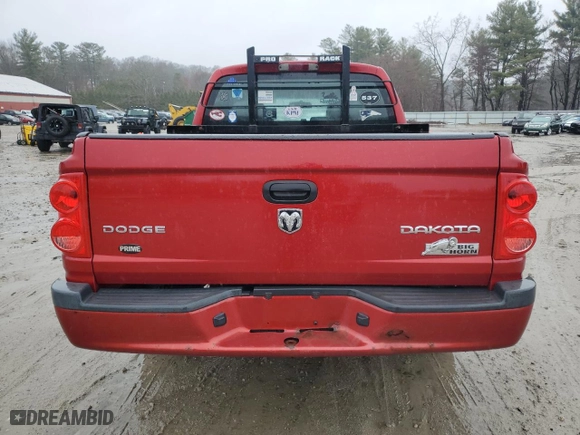 2010 Dodge Dakota Bighorn/Lonestar with VIN 1D7CW3GK9AS188579, listed as a Copart auction lot 51712185 with 198657 miles and Clean Title. Bid and sale history available at carsss.com. Image 6.