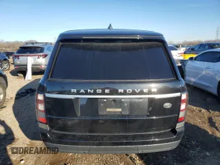2017 Land Rover Range Rover with VIN SALGR2FK5HA328733, listed as a Copart auction lot 86914614 with 80,087 mi miles and Salvage title. Bid and sale history available at DreamBid. Image 6.