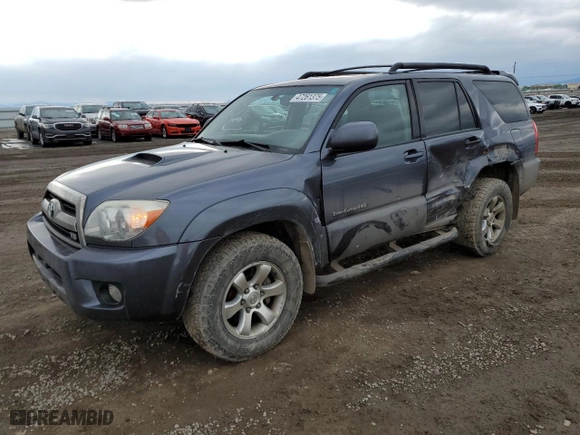 2006 Toyota 4Runner SR5 with VIN JTEBT14R768036093, listed as a Copart auction lot 47261375 with 138,624 mi miles and Clean Title. Bid and sale history available at carsss.com. Image 1.
