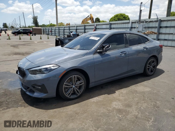 2021 BMW 2 Series 228i xDrive with VIN WBA73AK0XM7G32333, listed as a Copart auction lot 53720295 with 55,472 mi miles and Salvage title. Bid and sale history available at DreamBid. Image 1.