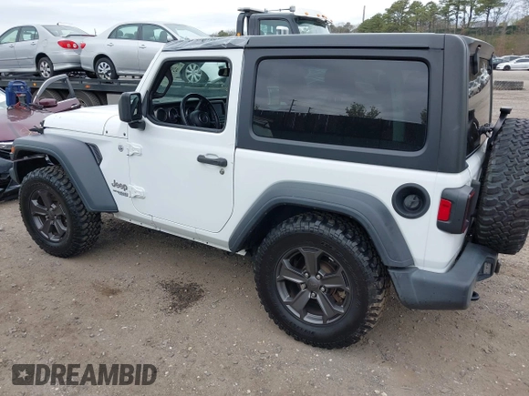2018 Jeep Wrangler Sport S with VIN 1C4GJXANXJW189849, listed as a IAAI auction lot 42081074 with 78,431 mi miles and . Bid and sale history available at DreamBid. Image 3.