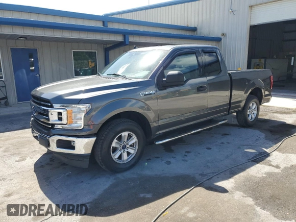 2019 Ford F-150 XL with VIN 1FTEX1CB7KFC26525, listed as a Copart auction lot 55220135 with 59,337 mi miles and Non repairable. Bid and sale history available at DreamBid. Image 1.