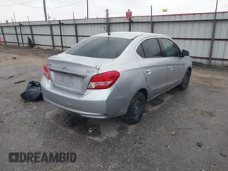 2017 Mitsubishi Mirage G4 ES with VIN ML32F3FJ7HHF07134, listed as a IAAI auction lot 42092586 with 216,893 mi miles. Bid and sale history available at carsss.com. Image 4.