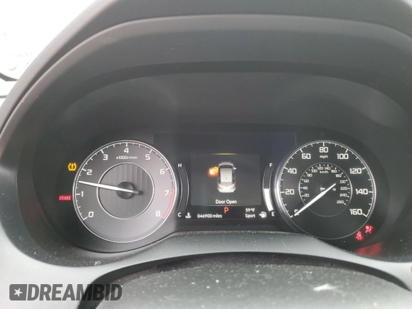 2021 Acura RDX Technology with VIN 5J8TC2H55ML020895, listed as a Copart auction lot 54103945 with 46,900 mi miles and Salvage title. Bid and sale history available at DreamBid. Image 9.