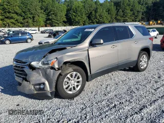 2018 Chevrolet Traverse LT Cloth with VIN 1GNERGKW4JJ235591, listed as a Copart auction lot 66465724 with 125,740 mi miles and Salvage Title. Bid and sale history available at carsss.com. Image 1.