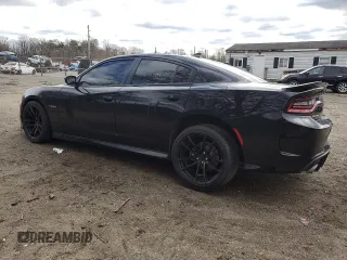 2021 Dodge Charger R/T with VIN 2C3CDXCT0MH584132, listed as a Copart auction lot 48111785 with Not Provided miles and Salvage Title. Bid and sale history available at carsss.com. Image 2.