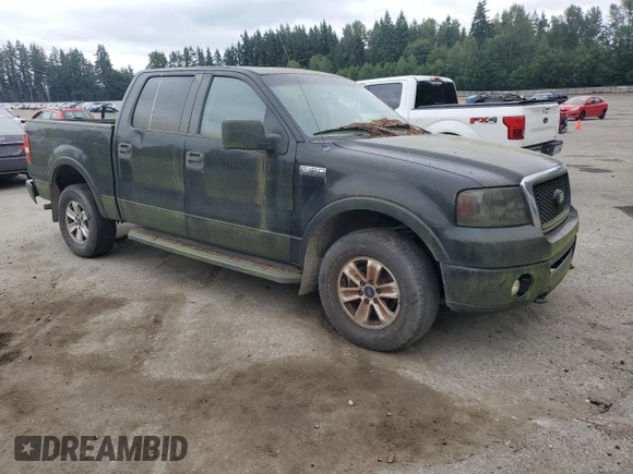 2006 Ford F-150 XLT z VIN 1FTPW14556FA18038, wystawiony jako Copart lot #61003485 z przebiegiem Nie podano mil oraz Czysty tytuł • Clean title. Historia ofert i sprzedaży dostępna na DreamBid. Obrazek 4.