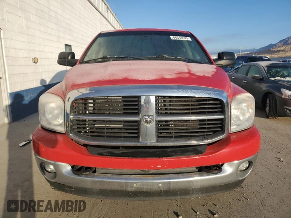 2007 Dodge Ram 2500 SLT with VIN 1D7KS28D87J533892, listed as a Copart auction lot 88345525 with 163,468 mi miles and Salvage Title. Bid and sale history available at carsss.com. Image 5.