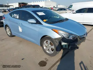 2011 Hyundai Elantra Ltd with VIN KMHDH4AE7BU107663, listed as a IAAI auction lot 41652200 with 218,074 mi miles. Bid and sale history available at carsss.com. Image 1.