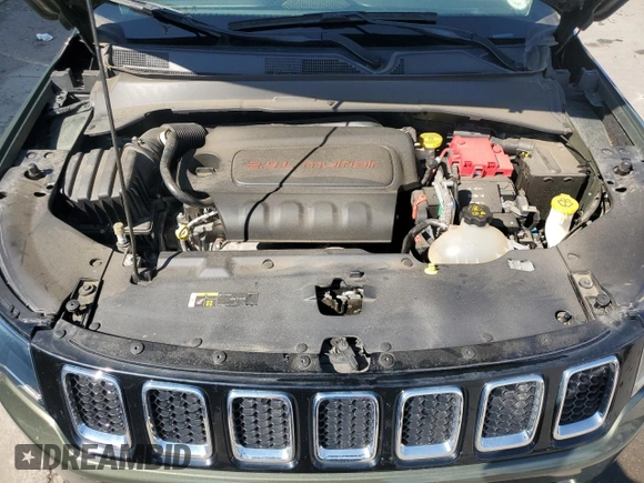 2021 Jeep Compass Altitude with VIN 3C4NJDBBXMT558309, listed as a Copart auction lot 59976145 with 38,736 mi miles and Salvage title. Bid and sale history available at DreamBid. Image 12.