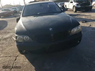 2006 BMW 7 Series 750i with VIN WBAHL83516DT01293, listed as a Copart auction lot 49506035 with 0 mi miles and Salvage Title. Bid and sale history available at carsss.com. Image 10.