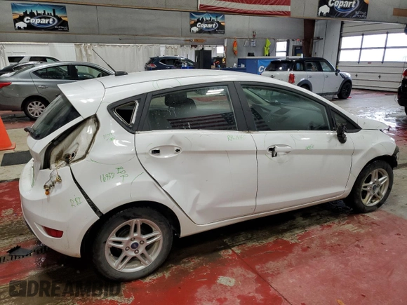2017 Ford Fiesta SE with VIN 3FADP4EJ4HM163531, listed as a Copart auction lot 45117985 with 87,412 mi miles and Salvage Title. Bid and sale history available at carsss.com. Image 3.