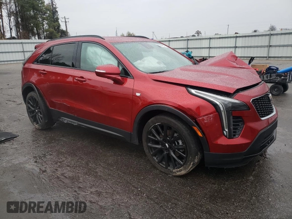 2022 Cadillac XT4 FWD Sport with VIN 1GYFZER43NF108145, listed as a Copart auction lot 83984054 with 36,603 mi miles and Salvage title. Bid and sale history available at DreamBid. Image 4.