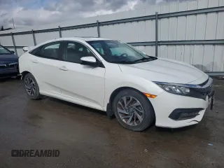 2018 Honda Civic EX with VIN 19XFC2F74JE023954, listed as a Copart auction lot 47771075 with Not Provided miles and Salvage Title. Bid and sale history available at DreamBid. Image 4.