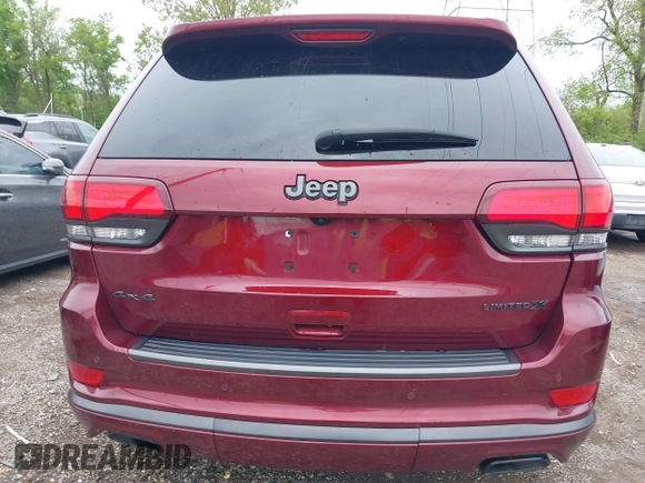 2020 Jeep Grand Cherokee Limited X z VIN 1C4RJFBG1LC144077, wystawiony jako IAAI lot #42119007 z przebiegiem 54 005 mil mil oraz . Historia ofert i sprzedaży dostępna na DreamBid. Obrazek 16.
