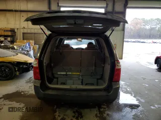 2006 Kia Sedona LX with VIN KNDMB233666079693, listed as a Copart auction lot 44993745 with 187,600 mi miles and Salvage Title. Bid and sale history available at carsss.com. Image 6.