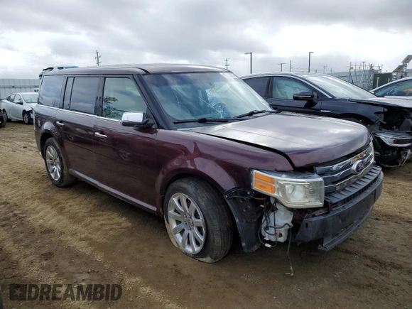 2011 Ford Flex Limited with VIN 2FMGK5DC8BBD08749, listed as a Copart auction lot 49350695 with 126,317 mi miles and Salvage Title. Bid and sale history available at carsss.com. Image 4.