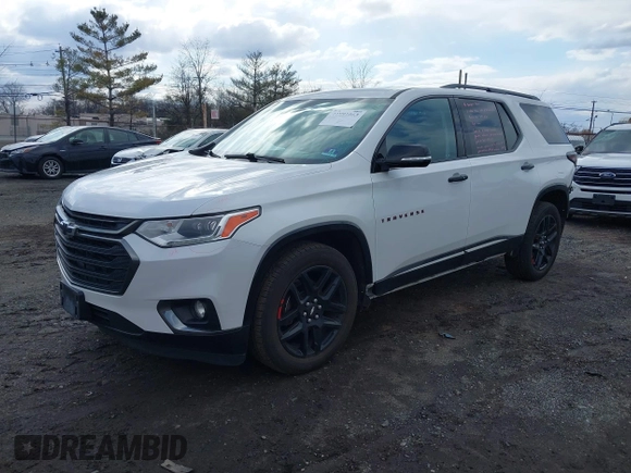 2019 Chevrolet Traverse Premier with VIN 1GNEVKKW9KJ235697, listed as a IAAI auction lot 41881063 with 78,174 mi miles. Bid and sale history available at carsss.com. Image 2.