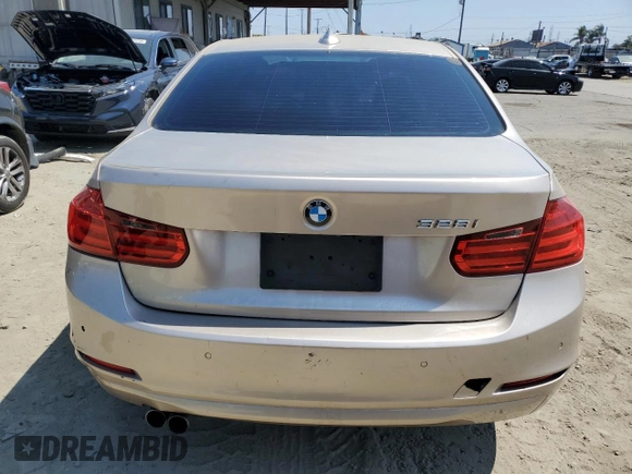 2013 BMW 3 Series 328i with VIN WBA3A5G51DNP22186, listed as a Copart auction lot 62760595 with 133,531 mi miles and Salvage title. Bid and sale history available at DreamBid. Image 6.