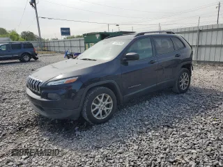 2016 Jeep Cherokee Altitude with VIN 1C4PJLAB7GW217226, listed as a Copart auction lot 53056365 with 162,038 mi miles and Salvage Title. Bid and sale history available at DreamBid. Image 1.