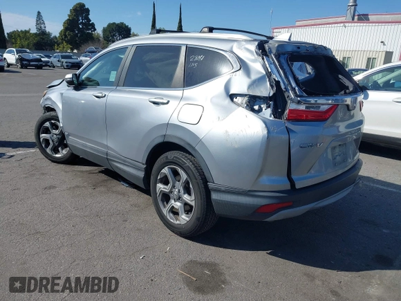 2017 Honda CR-V EX-L with VIN 7FARW1H87HE011276, listed as a IAAI auction lot 41692286 with 91,850 mi miles. Bid and sale history available at carsss.com. Image 3.