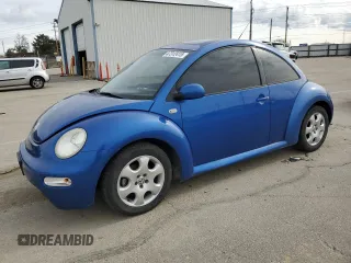 2003 Volkswagen New Beetle Coupe GLS with VIN 3VWCK21C03M425700, listed as a Copart auction lot 47312415 with 135,331 mi miles and Salvage Title. Bid and sale history available at carsss.com. Image 1.