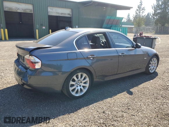 2006 BMW 3 Series 330i with VIN WBAVB33506KR72281, listed as a Copart auction lot 65057785 with 190,277 mi miles and Salvage title. Bid and sale history available at DreamBid. Image 3.