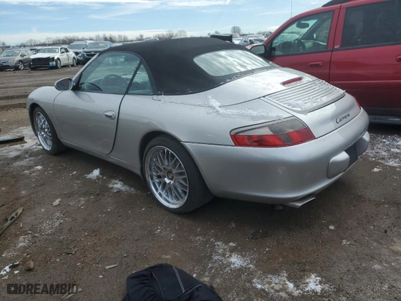 2003 Porsche 911 Carrera with VIN WP0CA299X3S653774, listed as a Copart auction lot 49382515 with 101,804 mi miles and Clean Title. Bid and sale history available at carsss.com. Image 2.