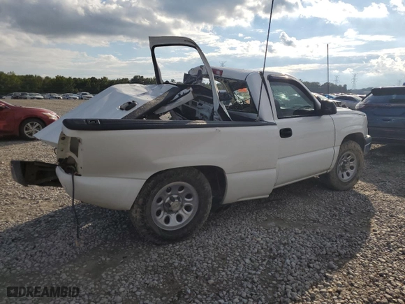 2006 Chevrolet Silverado 1500 Work Truck with VIN 3GCEC14X86G240055, listed as a Copart auction lot 79255954 with 0 mi miles and Salvage Title. Bid and sale history available at carsss.com. Image 3.