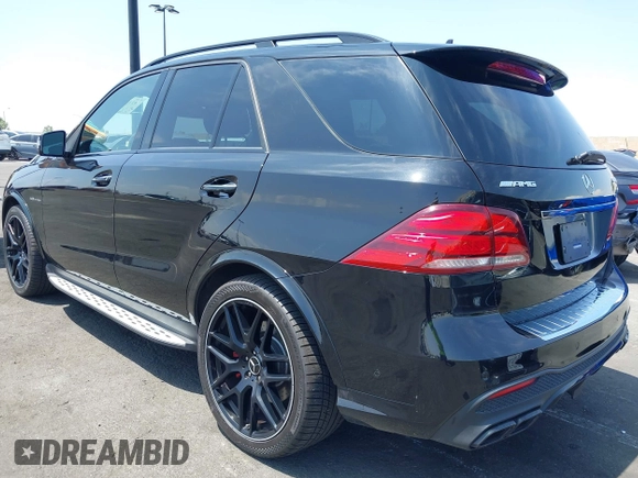 2018 Mercedes-Benz GLE 63 S AMG with VIN 4JGDA7FB3JB035472, listed as a IAAI auction lot 42170871 with 23,183 mi miles and . Bid and sale history available at DreamBid. Image 3.