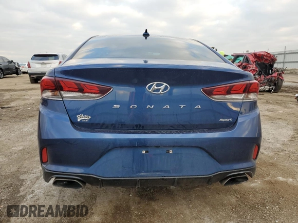 2018 Hyundai Sonata Limited with VIN 5NPE34AFXJH596665, listed as a Copart auction lot 81043474 with 74,084 mi miles and Salvage Title. Bid and sale history available at DreamBid. Image 6.