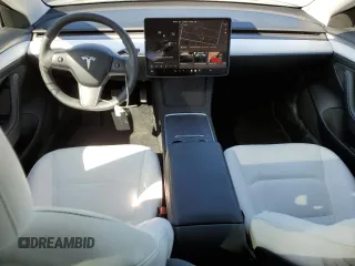2023 Tesla Model 3 Long Range with VIN 5YJ3E1EB0PF608630, listed as a Copart auction lot 44379105 with 22,777 mi miles and Salvage Title. Bid and sale history available at DreamBid. Image 8.