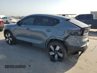 2023 Volvo C40 Recharge Pure Electric Ultimate with VIN YV4ED3GM2P2026762, listed as a Copart auction lot 63048654 with 9,875 mi miles and Salvage Title. Bid and sale history available at carsss.com. Image 2.