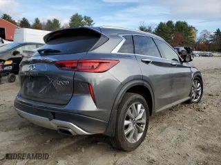 2020 Infiniti QX50 LUXE with VIN 3PCAJ5M19LF116126, listed as a Copart auction lot 64865052 with 42,547 mi miles. Bid and sale history available at carsss.com. Image 4.